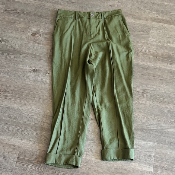 A New Day High Rise Pintuck Ankle Pants - Picture 2 of 6